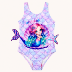 Παιδικό Ολόσωμο Μαγιό Γοργόνα με Mermaid Print