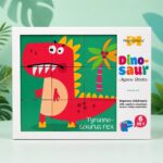 Παιδικό Παζλ Κύβων Dino-Saur Jigsaw Blocks 6 σε 1