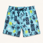 Παιδικό Μαγιό Αγόρι με Φοίνικες και Tropical Print – Γαλάζιο