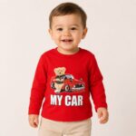 Παιδική Μακρυμάνικη Μπλούζα Κόκκινη My Car